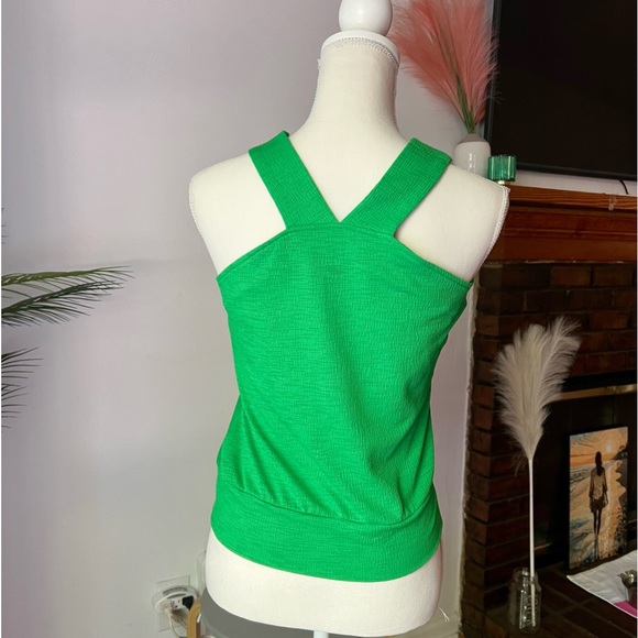 INCšGreen Halter Top International Concepts ⢠Small - Picture 2 of 7